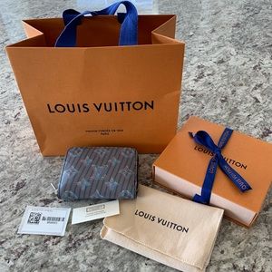 Louis Vuitton Zippy Colin Purse LV POP Blue